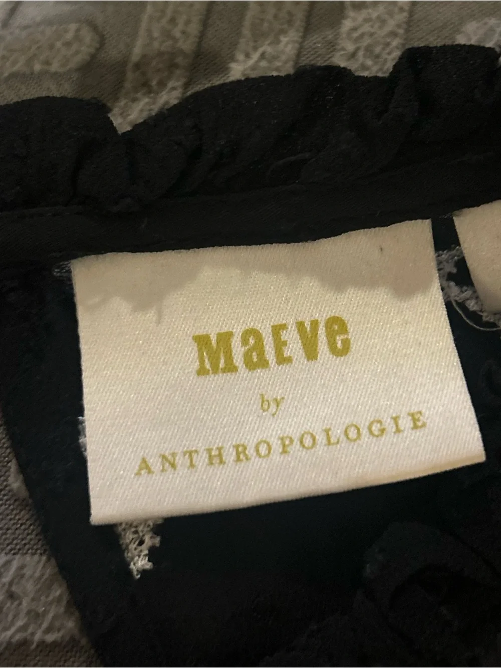 MAEVE By Anthropologie Winona Embroidered Top XSP oversized